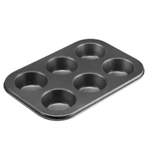 Westmark Back Meister Muffinform für 6 Muffins 26,5 x 18,5 x 3 cm