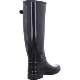 Hunter Damen Womens Refined Tall Gloss Kniehohe Stiefel, schwarz, 39 EU – 39
