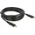DeLock USB-C 4 m Schwarz