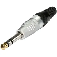 HICON HI-J63S Klinken-Steckverbinder 6.35mm Stecker, gerade Polzahl 3 Stereo