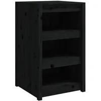 VidaXL Outdoor-Küchenschrank Schwarz 55x55x92 cm Massivholz Kiefer Modell 1