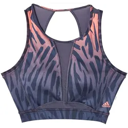 adidas TRN TIGR AOP Damen Sport-BH mit AEROREADY-Technologie Trainings-BH HA4324 Dunkelblau - XXSD