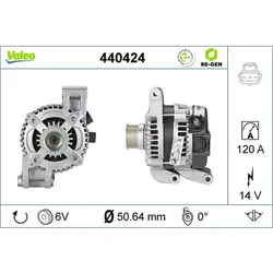 Generator VALEO 440424 für Ford C-Max Focus II Turnier