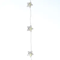 MARELIDA LED-Lichterkette Draht 2 m Weiß