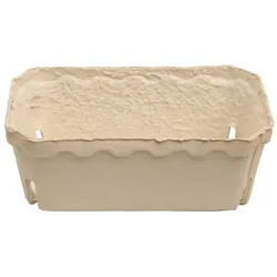 Nette 400 Beerenschalen aus Holzschliff natur für 500g