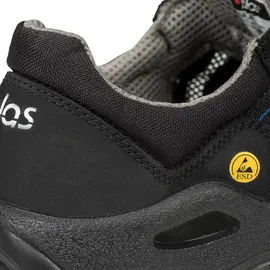 JALAS Sicherheitshalbschuhe S1P 1645 E-Sport - 46 - schwarz