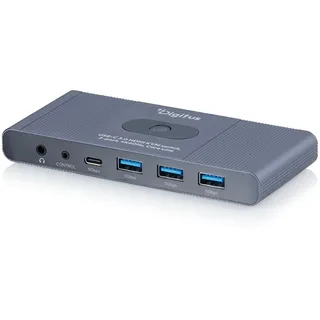 Digitus USB-C 3.0 HDMI KVM-Switch 2-Port, 4K60Hz, Core Line