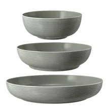SELTMANN WEIDEN Beat Perlgrau Foodbowl Set 3-tlg. grau 20/25/28 cm