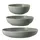 SELTMANN WEIDEN Beat Perlgrau Foodbowl Set 3-tlg. grau 20/25/28 cm