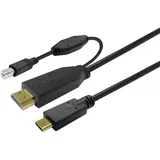 Vivolink PROUSBCHDMIUSBB5, 5 m, USB 3.2 Gen 1 (3.1 Gen 1), USB C, USB Kabel