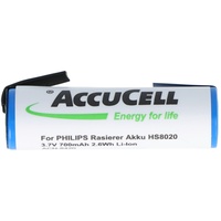 AccuCell Akku passend für Philips HS8020, HS8040, HS8060, HS8070,