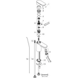 Hansgrohe Vernis Blend Einhandmischer 70 71557000