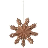 Broste Copenhagen Snowflake Papierhänger S Indian tan 15 cm