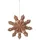 Broste Copenhagen Snowflake Papierhänger S Indian tan 15 cm