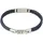 Emporio Armani Modisches Lederarmband blau EGS2995040 Größe 99