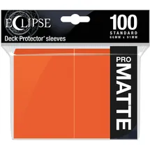 Ultra Pro E-15619 Eclipse Standard Matte Sleeves 100 Packung, Pumpkin Orange