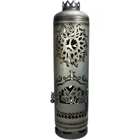 Feuerstelle Feuertonne Sonne mit Rose