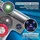 Clean Maxx CLEANmaxx Milbensauger für Matratzen mit UV-C-Licht, Rotation Power | Matratzenreiniger mit HEPA-Filter, entfernt 99,9% Aller Milben | Matratzensauger mit Ultraschall, Hitze & Vibration
