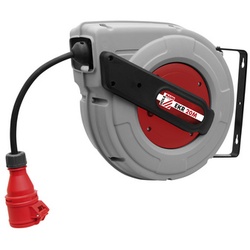 HOLZMANN-MASCHINEN Elektrokabel-Aufroller, Kabellänge: 21 m, H07RN-F5G1.5, grau