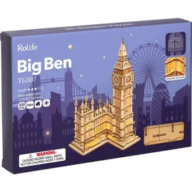 ROBOTIME Rolife 3D-Holz-Puzzle (Big Ben