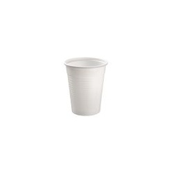 Einweg - Plastikbecher Partybecher 0,2L. aus Kunststoff, weiß | 3000 Stück