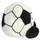 AURORA Palm Pals Striker Football 12,7 cm Schwarz/Weiß