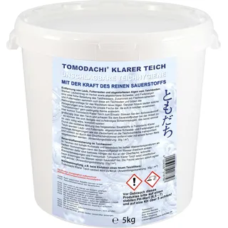 5kg Eimer Aktivsauerstoff Teichhygiene mit der Kraft des reinen Sauerstoffs Tomodachi Klarer Teich Teichschlammentferner wirkt innerhalb weniger Minuten