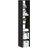 vidaXL Regal 2 Stk. Holz 30x30x80 cm Schwarz