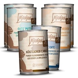 MJAMJAM Mixpaket 6 x 400g Dose Katzennassfutter Mixpaket V - Purer Fleischgenuss