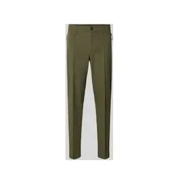 Boss Green Tapered Fit Hose mit Bügelfalten Modell 'PS SPIRIT 70', Oliv, 48