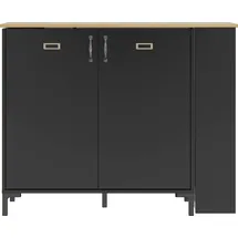 Gami Bartisch Manchester 94 x 93 x 45 cm Schwarz