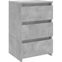 vidaXL Nachttisch Betongrau 40x35x62,5 cm Holzwerkstoff