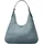 Michael Kors Nolita Large Schultertasche Nubukleder Blue