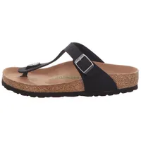 Birkenstock Gizeh Earthy Black Veg, Birkibuc Flip Flops, 41