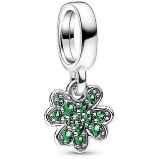 Pandora 792751C01 Charm-Anhänger Vierblättriges Kleeblatt Silber