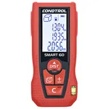 CONDTROL – Entfernungsmesser SMART60 – Reichweite 0,05 bis 60 Meter – Präzise Messung – Roter Laser – IP54-Schutz – LCD-Bildschirm – 2 Jahre Garantie – Lieferung mit Zubehör