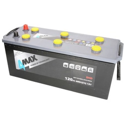 Starterbatterie 4MAX Heavy Duty SHD LKW Batterie 12V 120Ah 680A