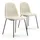 VS Venta-stock Brenda Polsterstuhl Beige 2er Set