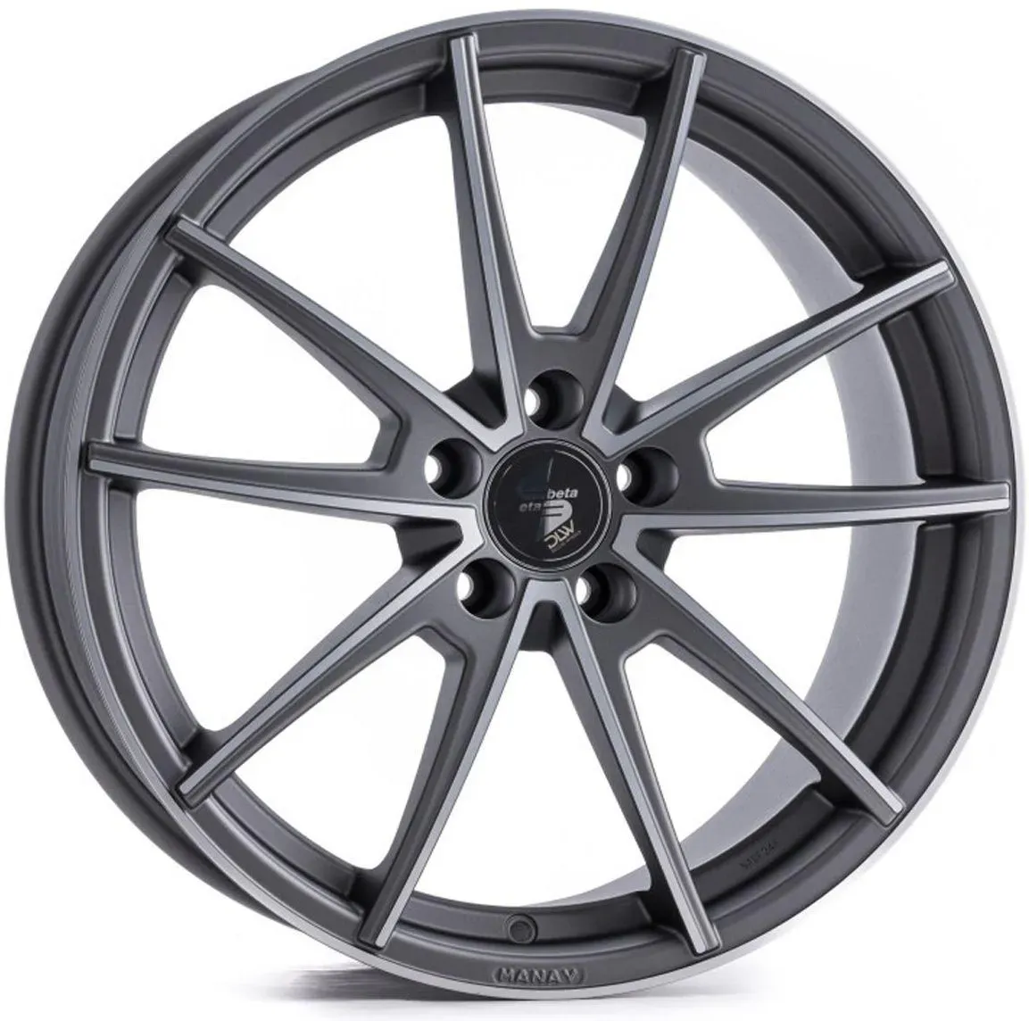 ETABETA MANAY-K anthracite matt full polished 9.5Jx19 5x112 ET35