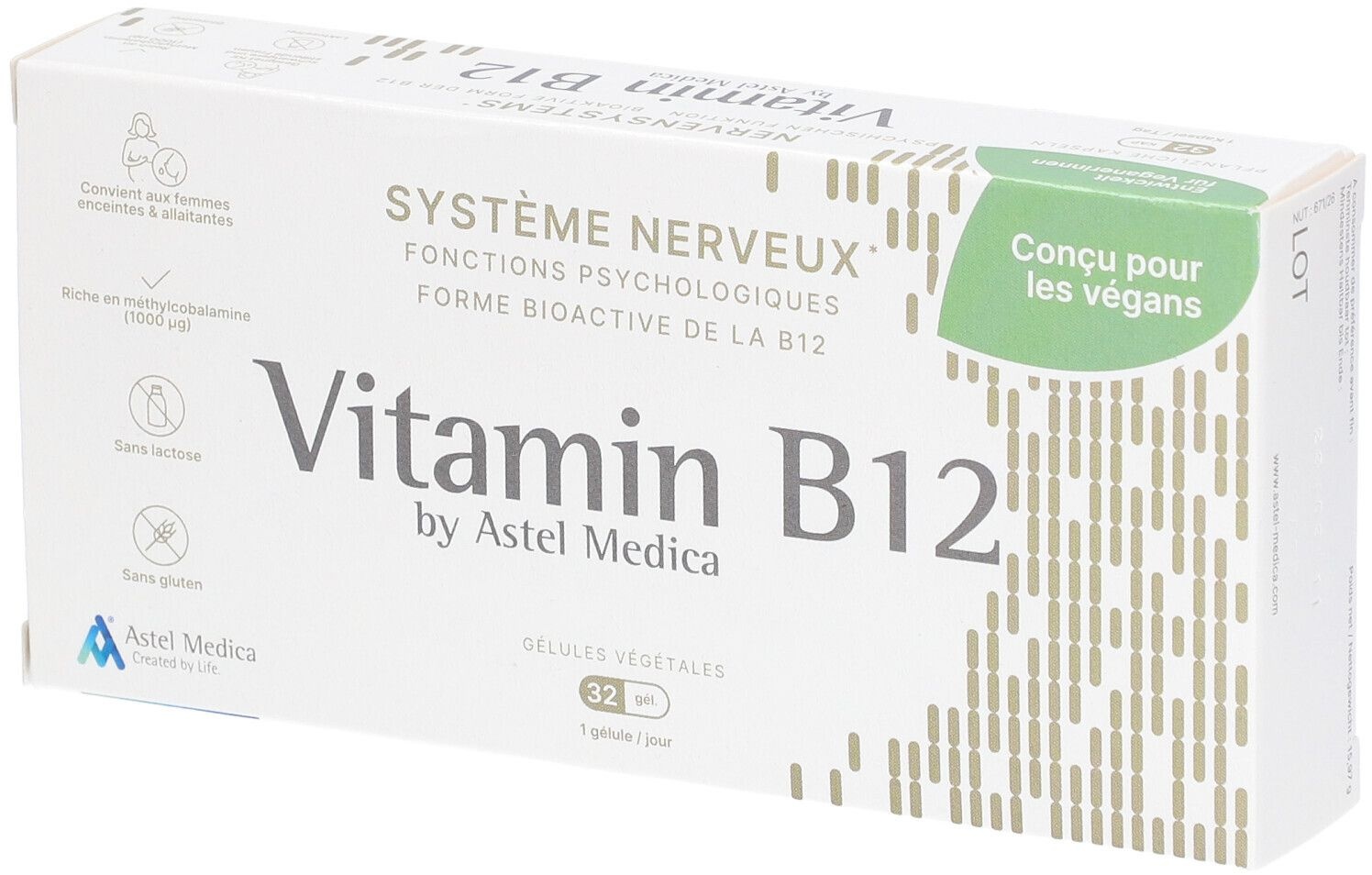 SYSTEME NERVEUX Vitamine B12 32 pc(s) capsule(s)