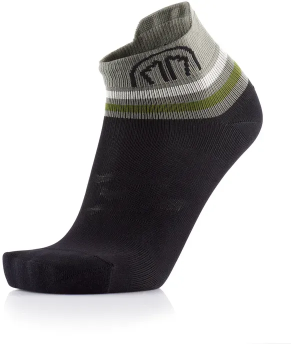 SIDAS Run Anatomic Light Ankle - Laufsocken - Black/Dark Grey - 39