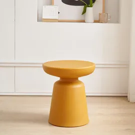 [en.casa] Posio Gelb Kunststoff 44 x 40 cm