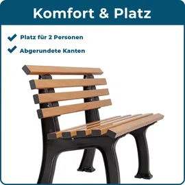 Blome Ibiza 120 x 54 x 74 cm braun/schwarz