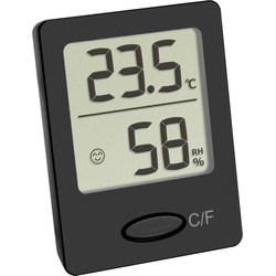 TFA 30.5041.01, Thermometer + Hygrometer, Schwarz