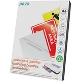 Pavo - Laminierfolien A4 75/80 mic, 100 Stück - Matt