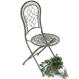 DanDiBo Ambiente DanDiBo Gartenstuhl Metall Malega Patina 38 x 38 x 108 cm antik