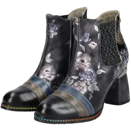 LAURA VITA Stiefelette Leder/Textil - schwarz, - 37