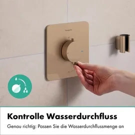 Hansgrohe Ecostat Comfort Q Duschthermostat Unterputz für 1 Verbraucher Brushed Bronze 33712140