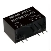 MeanWell Mean Well MDD01N-05 DC/DC-Wandlermodul 100mA 1W Anzahl Ausgänge: