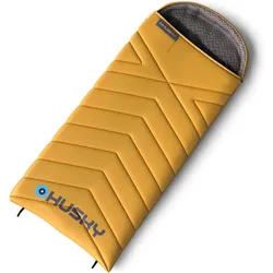 Schlafsack Gizmo 2024 -5°C Mustard 220 x 90 cm – Gelb mit Grau – Erwachsene 220 CM